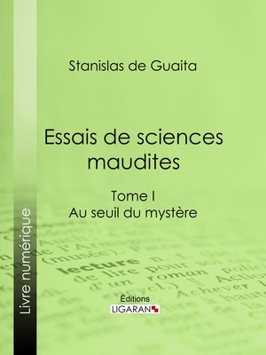 cover image of Essais de sciences maudites